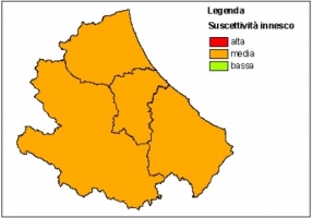 Previsione incendi per il giorno 15 agosto 2026