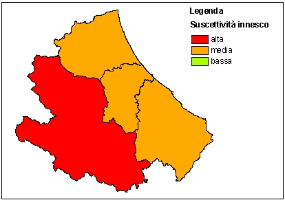 Previsione incendi per il giorno 20 luglio 2022