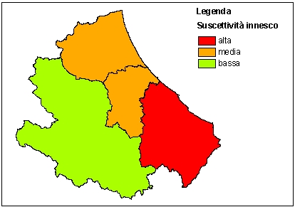 Previsioni di suscettività all’innesco per il giorno 30-08-2020